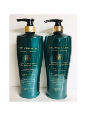 BioKeratin Luxury Collection Keratin Anti-Frizz Smoothing Shampoo & Conditioner